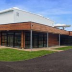timelapse de la construction du complexe sportif de croissy sur seine