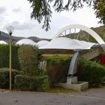 construction complexe sportif - toiture textile