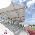 construction tribune textile - gradins