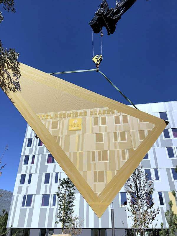 façades textiles
