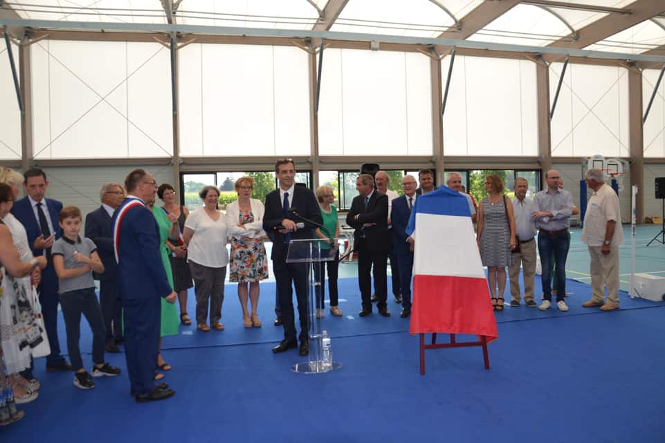 Inauguration de la salle multisports de Lamonzie Saint-Martin