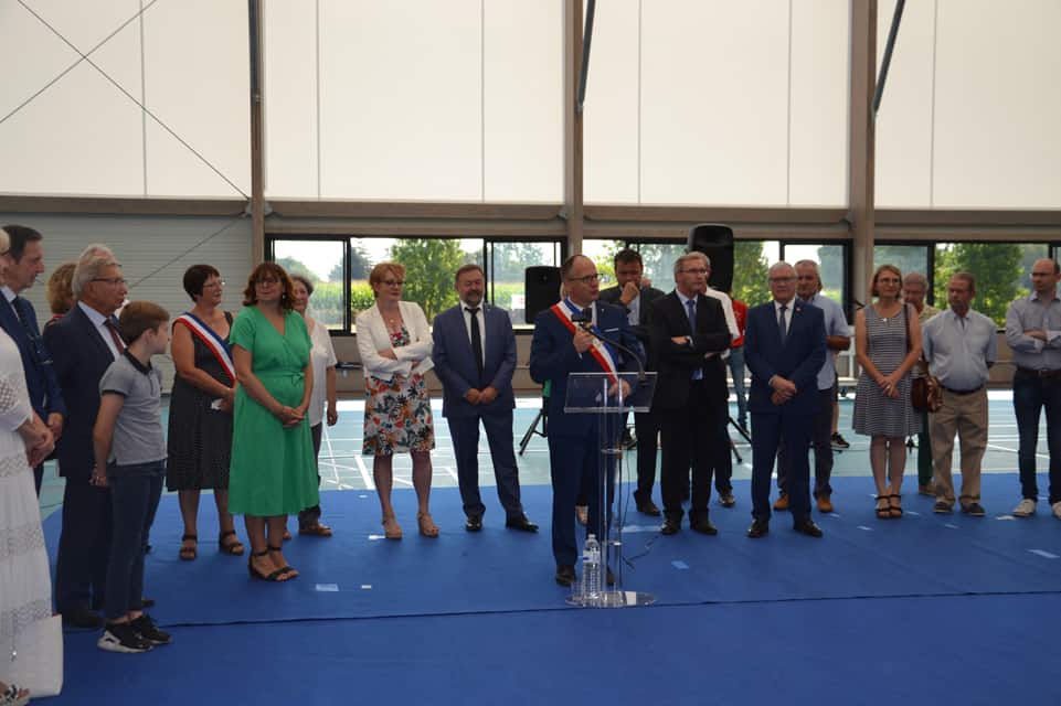 Inauguration de la salle multisports de Lamonzie Saint Martin
