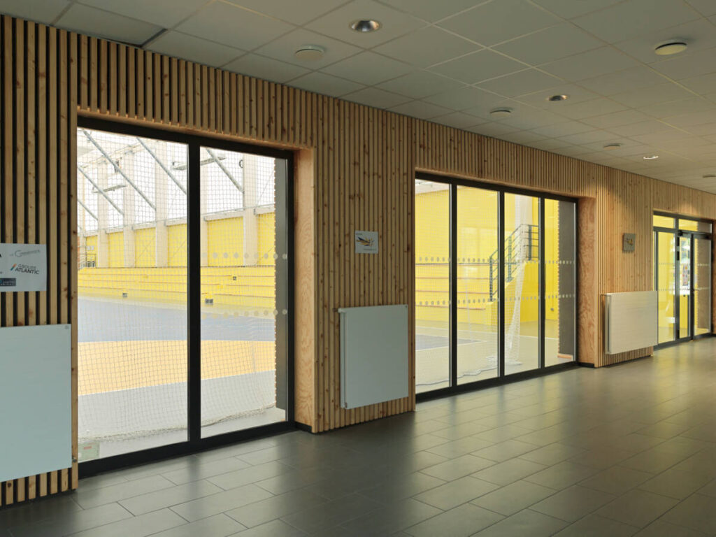 conception and built of a gymnasium in La Chaize Le Vicomte, France