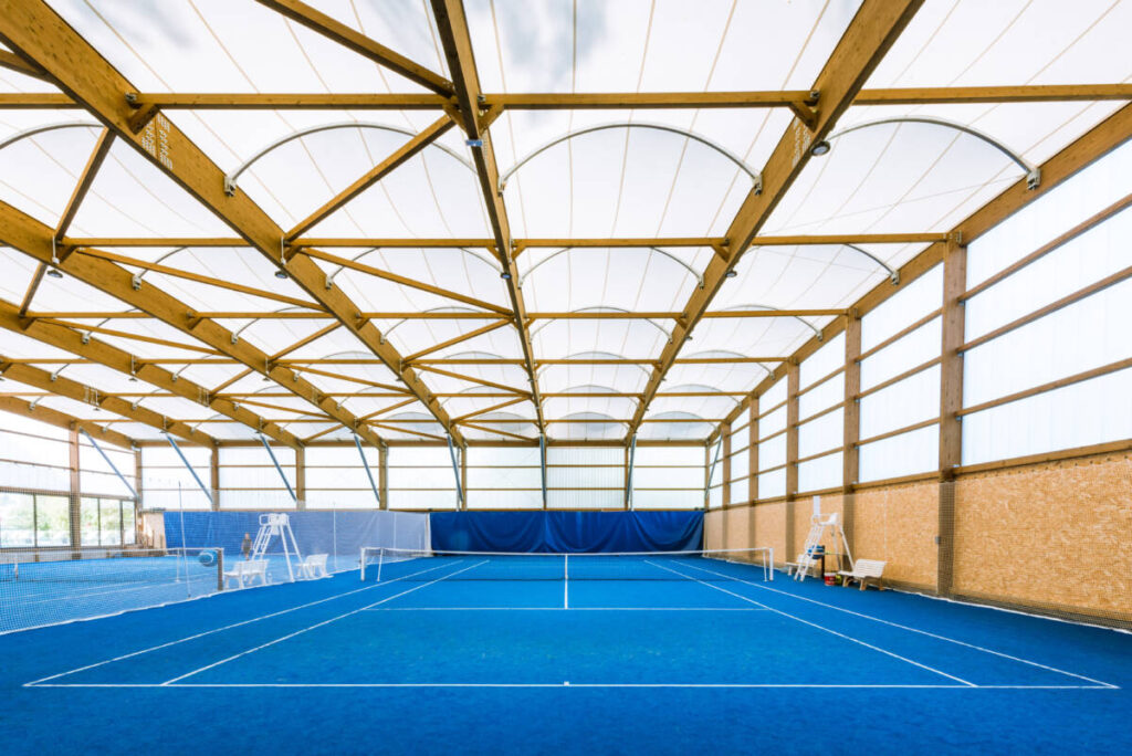 Halle de tennis - Marnes La Coquette (France)