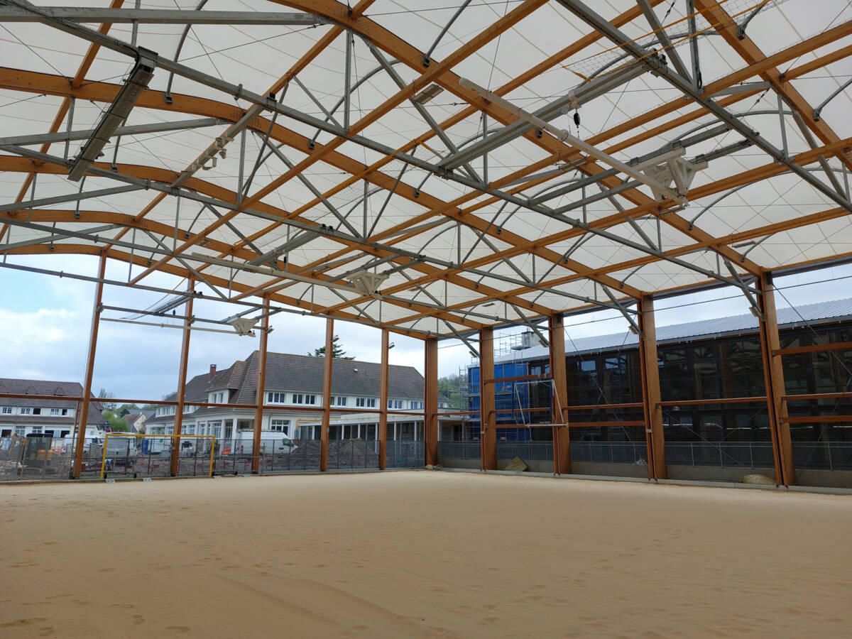 Construction d'un préausport à Houlgate avec équipements motorisés