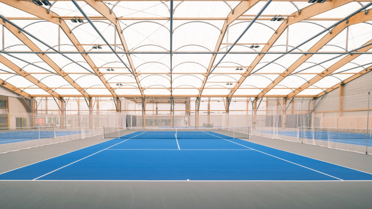 Conception et construction d’une halle de tennis et padel à Trelissac (FRANCE)