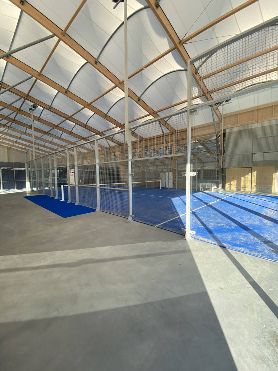 Conception et construction d’une halle de tennis et padel à Trelissac (FRANCE)