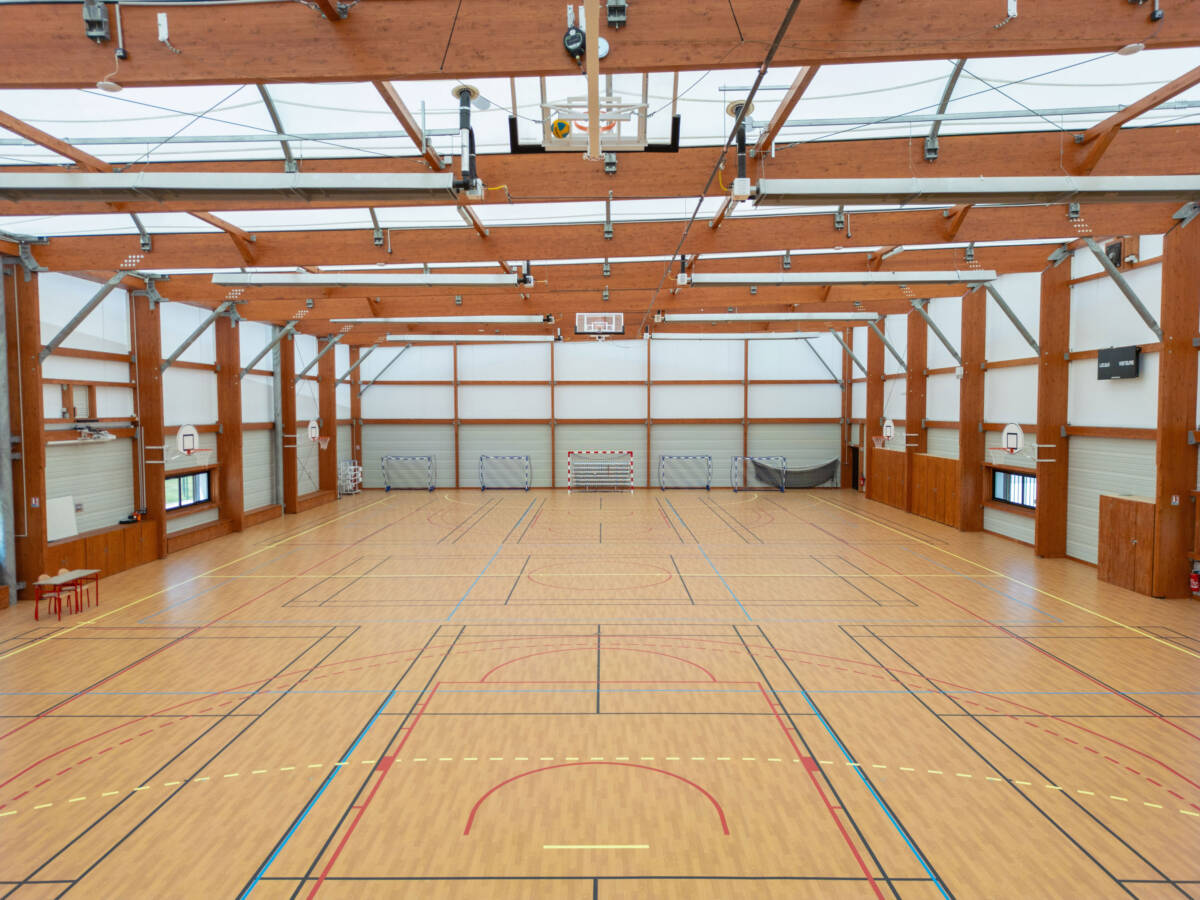 Construction d'un gymnase à Villemoirieu