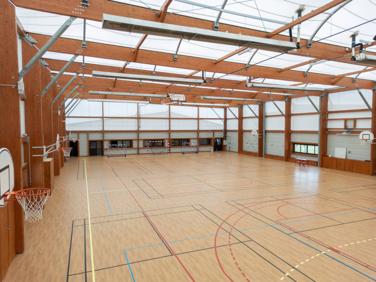 Construction d'un gymnase à Villemoirieu