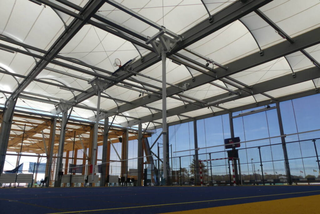 Construction d'un complexe sportif à Châteauroux en France