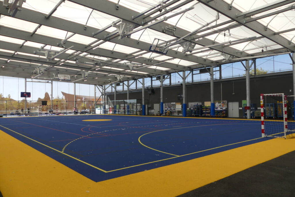 Construction d'un complexe sportif à Châteauroux en France