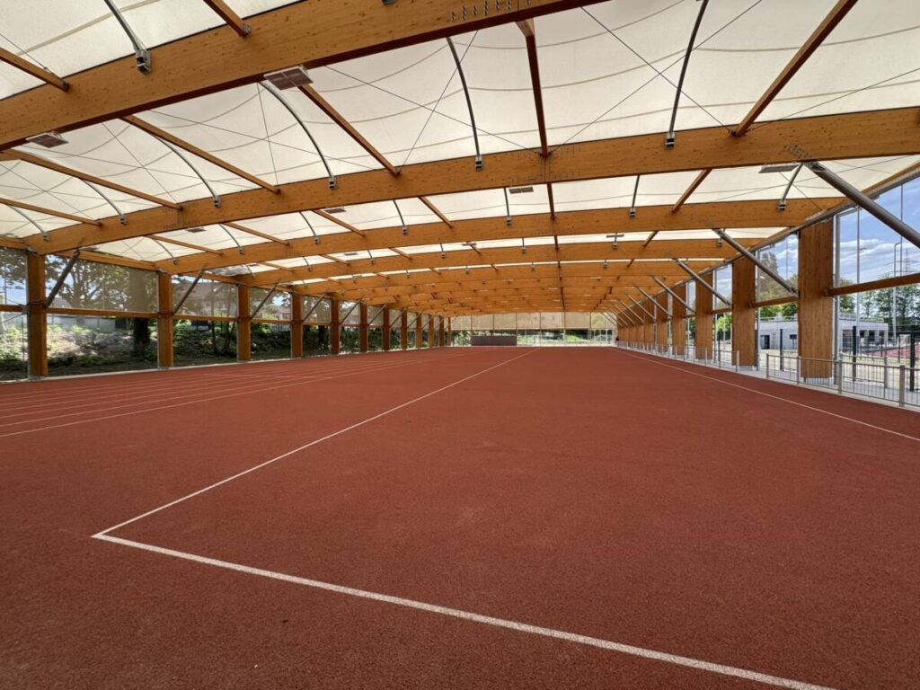 Construction d'un préau sportif à Bochum