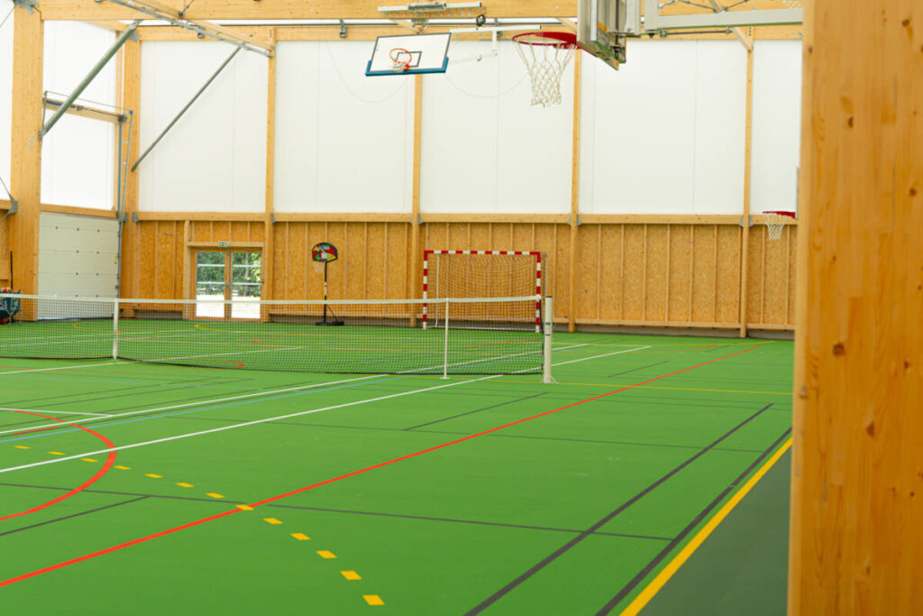 Halle multisport construite par SMC2 aux Premiers Sapins dans le Doubs